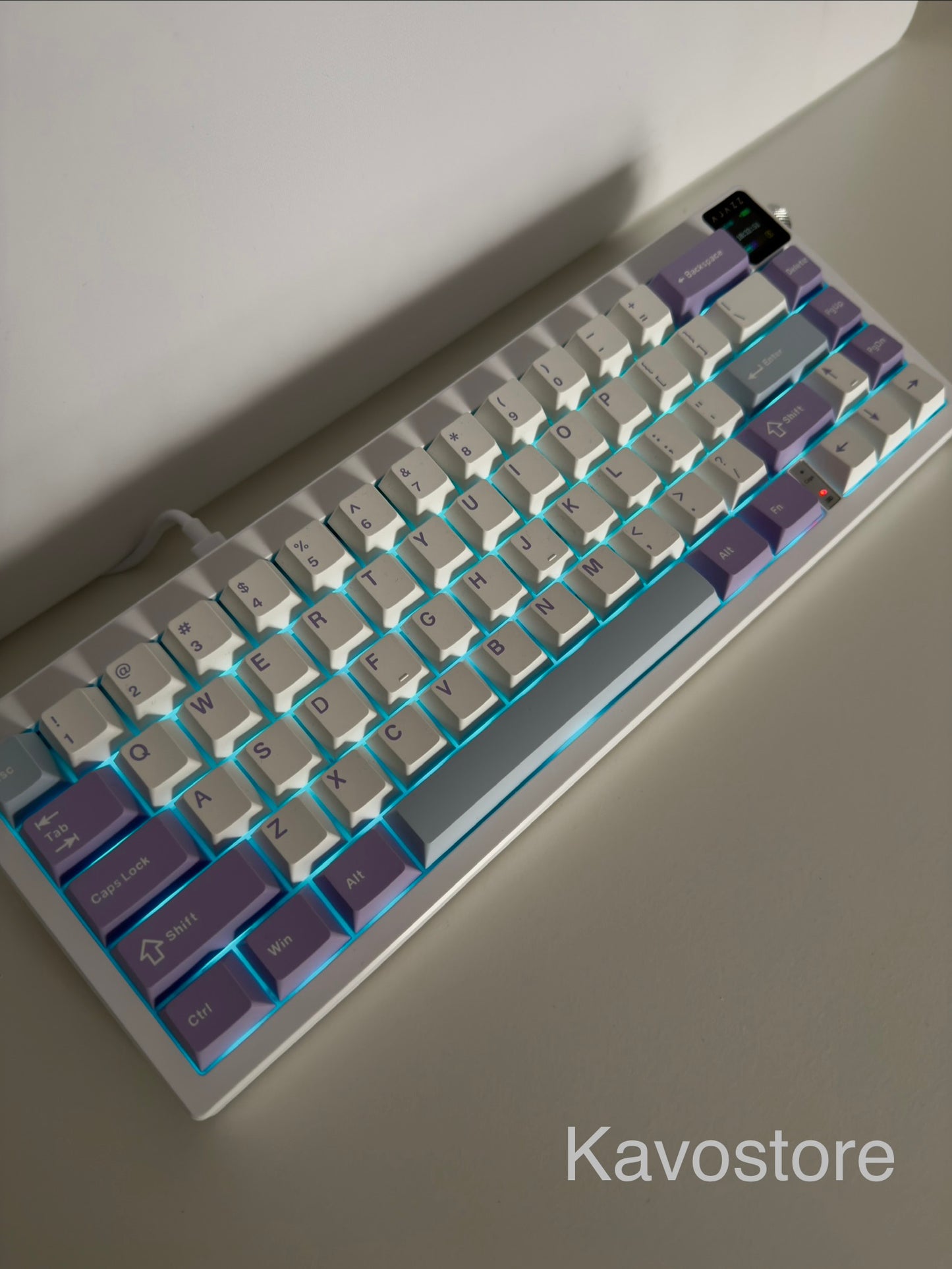 Klawiatura mechaniczna AJAZZ AK650 RGB z ekranem i pokrętłem 🔥Viral z TikToka🔥