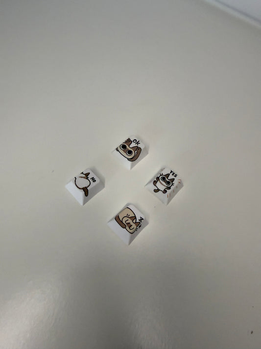 🐾 Cat Keycaps mały detal, który robi uśmiech za każdym razem