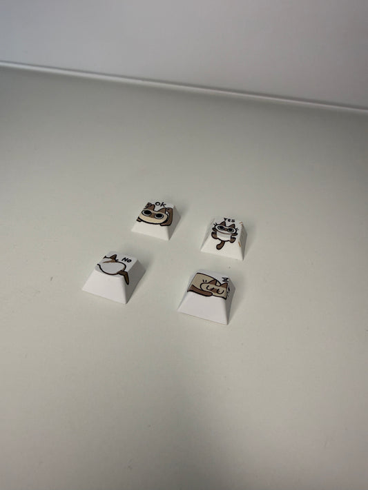 🐾 Cat Keycaps mały detal, który robi uśmiech za każdym razem